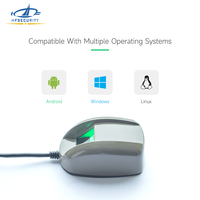 HFSecurity HF4000 Módulo biométrico de huellas dactilares Inscripción de identidad Mini dispositivo Escáner de huellas dactilares con puerto USB