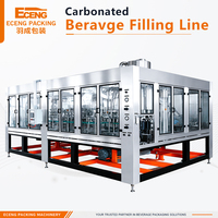Ligne de production complète clé en main de boissons gazeuses 16000 BPH, machine entièrement automatisée pour boissons gazeuses avec injection de CO2