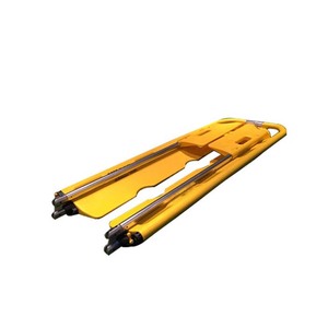 <span class=keywords><strong>Camilla</strong></span> <span class=keywords><strong>de</strong></span> pala médica portátil y plegable con rayas longitud ajustable para pacientes transferencia segura rescate <span class=keywords><strong>de</strong></span> primeros auxilios - Product Image 4