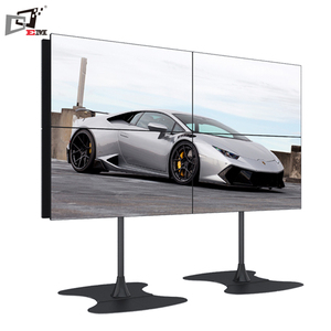 2X2 Quad Screen Floor Stand Video Wall <span class=keywords><strong>Mount</strong></span> Independiente para <span class=keywords><strong>TV</strong></span> de 32 pulgadas a 65 pulgadas con brazo fijo - Product Image 3