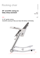 Vente en gros de chaise haute pliable en plastique multifonctionnelle pour enfants balançoire à bascule et salle à manger pour bébés et tout-petits