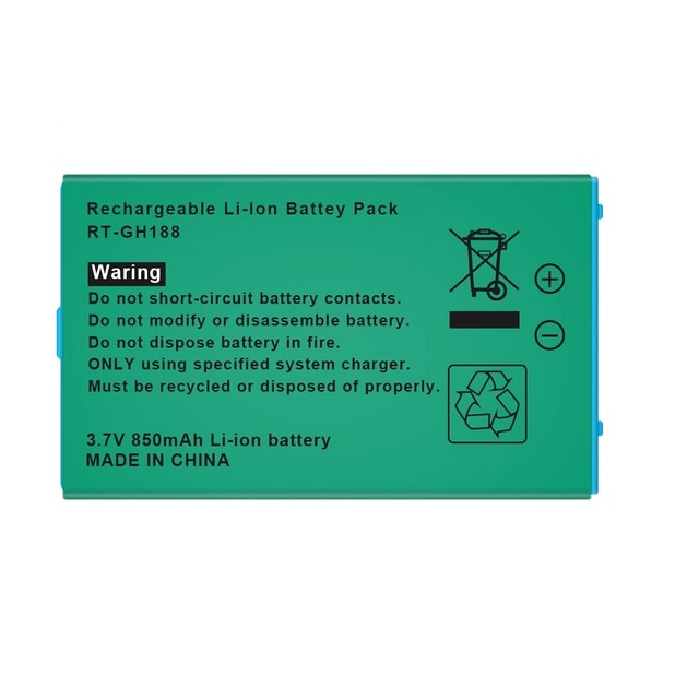 Hot Sale Gameboy Advance SP Battery Pack, 850mAh Replacement Rechargeable Lithium-ion Battery + Tool Pack Kit Compatible With N-
