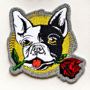 Pedidos a granel en línea Parches <span class=keywords><strong>bordados</strong></span> de hierro personalizados Parche de logotipo de negocios personalizado para ropa Almohada Sombrero Bolsa - Product Image 4