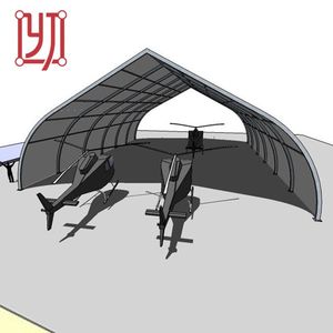 Carpa de Almacenamiento de PVC para Hangar de Aviones, 12x20m, para Almacenamiento de Helicópteros - Product Image 3