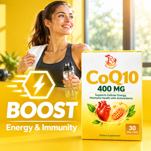 OEM ODM แผ่นอมละลาย CoQ10 พร้อมโคเอ็นไซม์ คิวเท็น PQQ น้ำมันปลาโอเมก้า-3 ช่วยเสริมสร้างพลังงานเซลล์และสุขภาพต้านอนุมูลอิสระ - Product Image 1