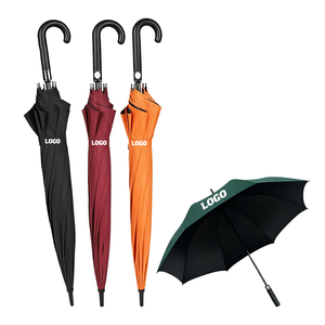 XJ112 프로모션 브랜드 맞춤형 로고 우산 방풍 경량 스트레이트 골프 우산 성인용 - Product Image 1