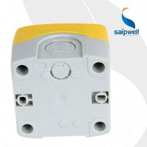 Saipwell Vàng dừng khẩn cấp hộp điều khiển một cách nút hộp một lỗ chuyển đổi hộp với tự đặt lại cầu chì - Product Image 3