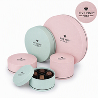 Boîte cadeau de Noël de luxe en chocolat, carton recyclé, impression personnalisée, gaufrage à chaud doré, structure rigide - Vente en gros disponible