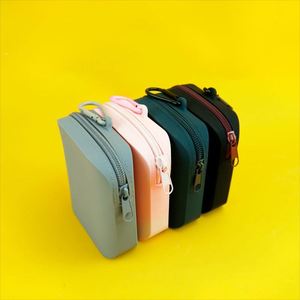 Portable Minimalist <b>Waterproof</b> <b>Silicone</b> Wallets & Pet Travel Bags With Zipper Closure for Men and Women Outdoor Use - Product Image 3