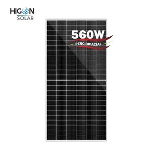 히온 이얼굴 550W Longi 560W 태양 전지 패널 최고의 가격 노르웨이 구매