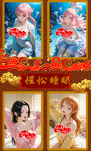 การ์ดสะสมอนิเมะเทพธิดา Qixing Cultural One Pieced Board Playing Game Card Doujin CCG TCG ของขวัญสำหรับแฟนๆ - Product Image 5
