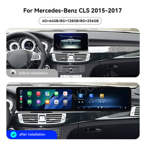 MOOKAKA Dual 12,3 дюймов Android 14 для Mercedes-Benz CLS 2015-2017 автомобильный <span class=keywords><strong>DVD</strong></span>-плеер Радио беспроводной Carplay GPS Navi автомобильный мультимедиа - Product Image 2