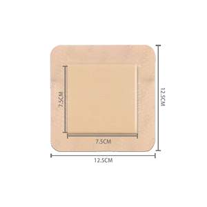 Wasserdichter Medizinischer Wundverband Klasse I mit Sanftem Rand, Hoher Saugfähigkeit, Silikon-Schaum 10x10cm, CE-Zertifiziert, Ferninfrarot - Product Image 2