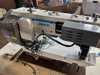 Nouvelle machine à coudre industrielle à grande vitesse informatisée JACK A6F-E-Q-PK à point noué, à aiguille simple et tirette arrière intégrée