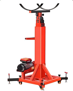 Plateforme mobile électrique polyvalente pour portes à enroulement, 3,65-6,2 m, capacité de charge de 300 kg, pour la construction et la décoration - Product Image 2