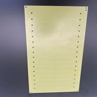 Traitement et gravure personnalisés, plaque en résine époxy de fibre de verre FR-4 G10 3240 pour circuits imprimés