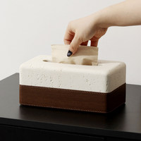 Porte-mouchoirs et boîte de rangement de style Wabi-Sabi, créatif, haut de gamme, luxe léger, distributeur de serviettes en papier