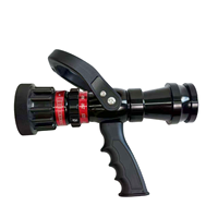 Lance d'incendie portable, flexible, réglable, avec débit sélectionnable 350L/min, équipement de pompier, lance automatique