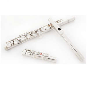 Flûte ouverte en argent plaqué, type C, 16 trous, instruments Mustical, prix fournisseur - Product Image 6