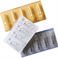 Ampoule jetable pour les soins des lèvres, écologique, 0,3TBZBK, 0,5 ml, anti-rides, sans aiguille, soin de la peau, plastique