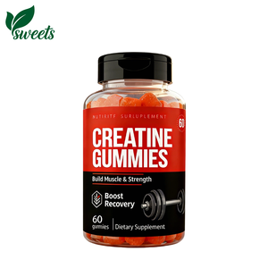 ครีเอทีนกัมมี่ OEM&ODM สำหรับเสริมสร้างกล้ามเนื้อ ผงครีเอทีนโมโนไฮเดรต ครีเอทีนกัมมี่สำหรับออกกำลังกาย โภชนาการสำหรับนักกีฬา เสริมสร้างการเจริญเติบโตของกล้ามเนื้อ - Product Image 1