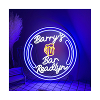 Enseigne Néon Personnalisé Pub Bière Signalisation Décor Boutique Magasin Restaurant Bureau Bar Led Enseigne Néon pour Bar Signalisation Logo Personnalisé néon LED