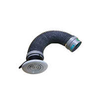 Sortie d'air réglable ABS 110mm Boutique Swirl pour sortie d'aération