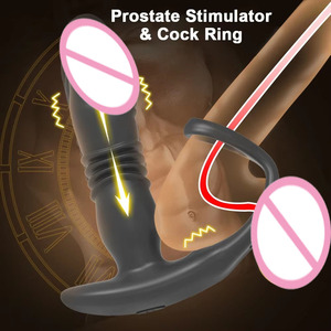 Remote Control <strong>Anal</strong> Vibrator for Men &amp; Women, Prostate Massager with Telescopic &amp; Vibration, Silicone <strong>Anal</strong> Plug for Pleasure - Product Image 4