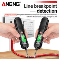Multimètre à pince numérique ANENG ST181, Voltmètre, Testeur de tension par induction NCV VD807, Stylo testeur d'induction 12V-300V pour électricien