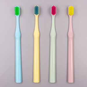 Cepillo de dientes de alta densidad con 6000 cerdas de colores, ultra suave, de nailon, manual, para uso doméstico en adultos. - Product Image 5