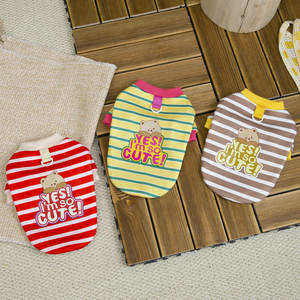 Strisce <span class=keywords><strong>Beat</strong></span> vestiti per animali domestici per cani gatti autunno inverno giacca calda per cuccioli felpa con cappuccio per cani vestiti carini per cani - Product Image 1