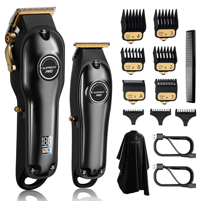 Wholesale oem top quality best selling professional salon hair clipper kits for men