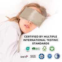 Nouvelle arrivée 100% oreiller pour les yeux en soie de mûrier rempli de matériaux naturels pour la relaxation des yeux masque de sommeil en soie