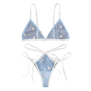 Completi Estivi di Tendenza 2023, Set di 2 Pezzi, Biancheria Intima Giapponese, Mutandine in Pizzo a Vita Media per Ragazze, Biancheria Intima in Cotone Carina per Donne Kawaii - Product Image 5