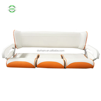 Canapé-banc marin pliable 3 places de luxe Dorham Yacht, couleur personnalisée, pour bateau ponton