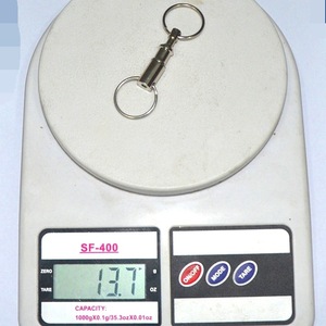 พวงกุญแจโลหะแฟชั่นพิมพ์ลาย UV แบบปลดเร็วสำหรับใช้งานกลางแจ้ง พร้อมหัวเข็มขัดแบบถอดได้และดีไซน์วงแหวนคู่ - Product Image 6