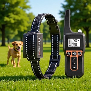 <span class=keywords><strong>Collier</strong></span> <span class=keywords><strong>de</strong></span> dressage <span class=keywords><strong>pour</strong></span> <span class=keywords><strong>chien</strong></span>, dispositif anti-aboiement à distance, entraîneur par vibration, sans choc, niveaux réglables, longue portée, rechargeable, étanche IPX7 - Product Image 4