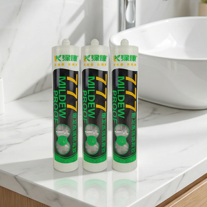 Scellant silicone acide anti-moisissure <span class=keywords><strong>de</strong></span> niveau 0 supérieur <span class=keywords><strong>pour</strong></span> l'étanchéité des bords des cabines <span class=keywords><strong>de</strong></span> <span class=keywords><strong>douche</strong></span> et des cloisons en verre - Product Image 1