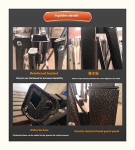 Bán buôn màu xanh trắng đen 3x3m hình lục giác bật lên không thấm nước có thể gập lại ngoài trời 10 * 10ft Lều tán thương mại cho thấy các bên hông - Product Image 4