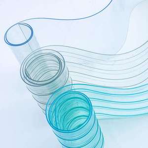 Lámina de PVC para puerta, rollo de película transparente, color azul, 0,07-0,5mm, precio de fábrica - Product Image 2