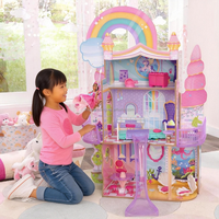 Ensemble de jouets en bois pour enfants Tosen, jeux de rôle, meubles en bois, Rainbow Dreamers, licorne, sirène, filles, éducatif, imaginatif, 2-13 ans