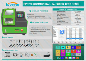 Testeur d'injecteurs Common Rail EPS210S Beacon et EPS208S pour injecteurs CRI, fabriqué en Chine, avec prix d'usine - Product Image 4