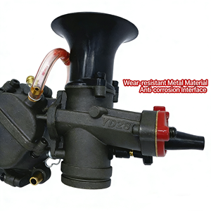 <span class=keywords><strong>Carburador</strong></span> de Alto Flujo de Doble Cuerpo YD28 30 para Motocicleta, Scooter y Kart de 125-250cc, Tuning Posventa con Accesorios de Instalación - Product Image 2