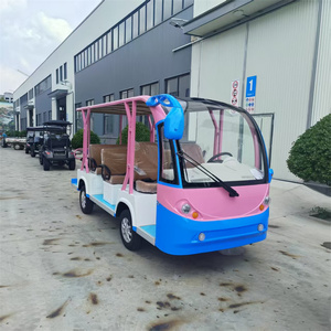 Autobús Turístico Eléctrico Personalizado de 11 Asientos de la Fábrica HKBG, Motor de 72V 7.5KW, Batería de Plomo-Ácido de 72V, Autonomía de 80-100 km - Product Image 2