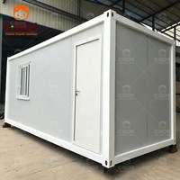Cbox – Unités de vie préfabriquées à assemblage rapide pour bureau de chantier, camp minier, dortoir de travailleurs, conteneur amovible de 20 pieds