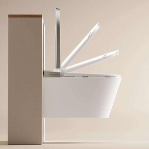 โถสุขภัณฑ์อัจฉริยะแบบแขวนผนัง สไตล์โมเดิร์น พร้อมระบบชำระล้างอัตโนมัติ - Product Image 3