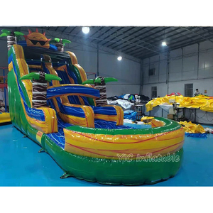 Toboggan gonflable d'usine personnalisable pour adultes avec piscine et ballon de <span class=keywords><strong>plage</strong></span> pour une utilisation intérieure et extérieure - Product Image 2