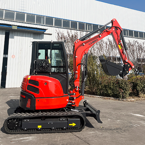 免费送货花园使用小型挖掘机2.5吨3.5吨小型挖掘机，带驾驶室履带式挖掘机迷你挖掘机出售 - Product Image 3