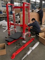 Presse à jambes verticale à charge libre pour Squat, Quad, Glute, Mollets et Entraînement de la partie inférieure du corps, en Acier Inoxydable, Usage Commercial