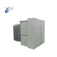 Transformador Daelim de 500 kVA, 60 Hz, Trifásico, Montaje en Plataforma, Estructura de Bobina Toroidal, 12.5/7.2 kV, 120-208 V, para Uso Industrial